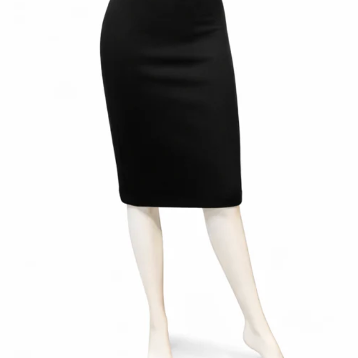 Classic Cotton Pencil Skirt Model #4823