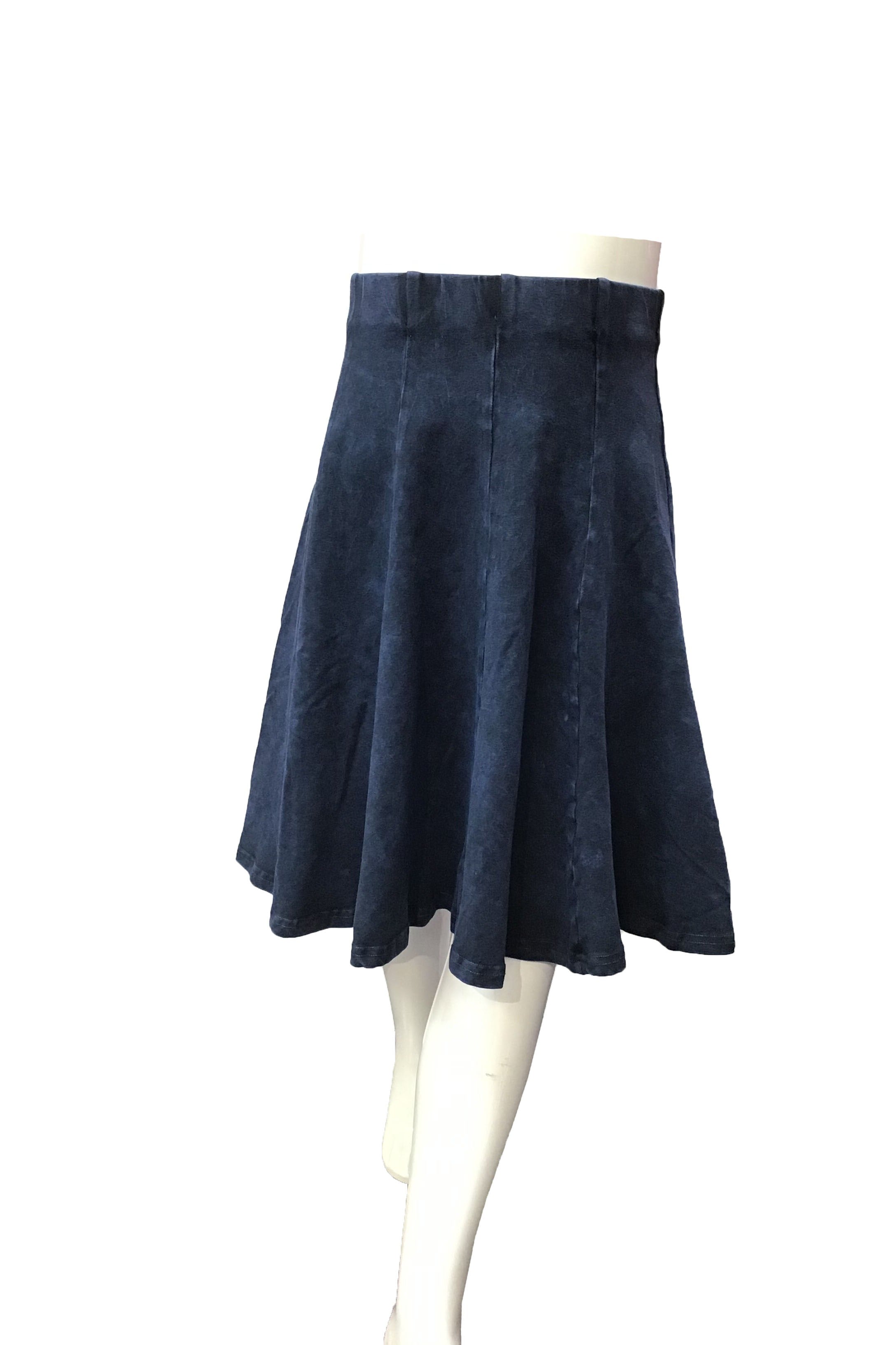 [JILLSTUART]★ Panel Detailed Cotton Blend Flared Skirt GIRLS MINERAL WASH PANEL SKIRT Model#41458 – Carlyz Craze